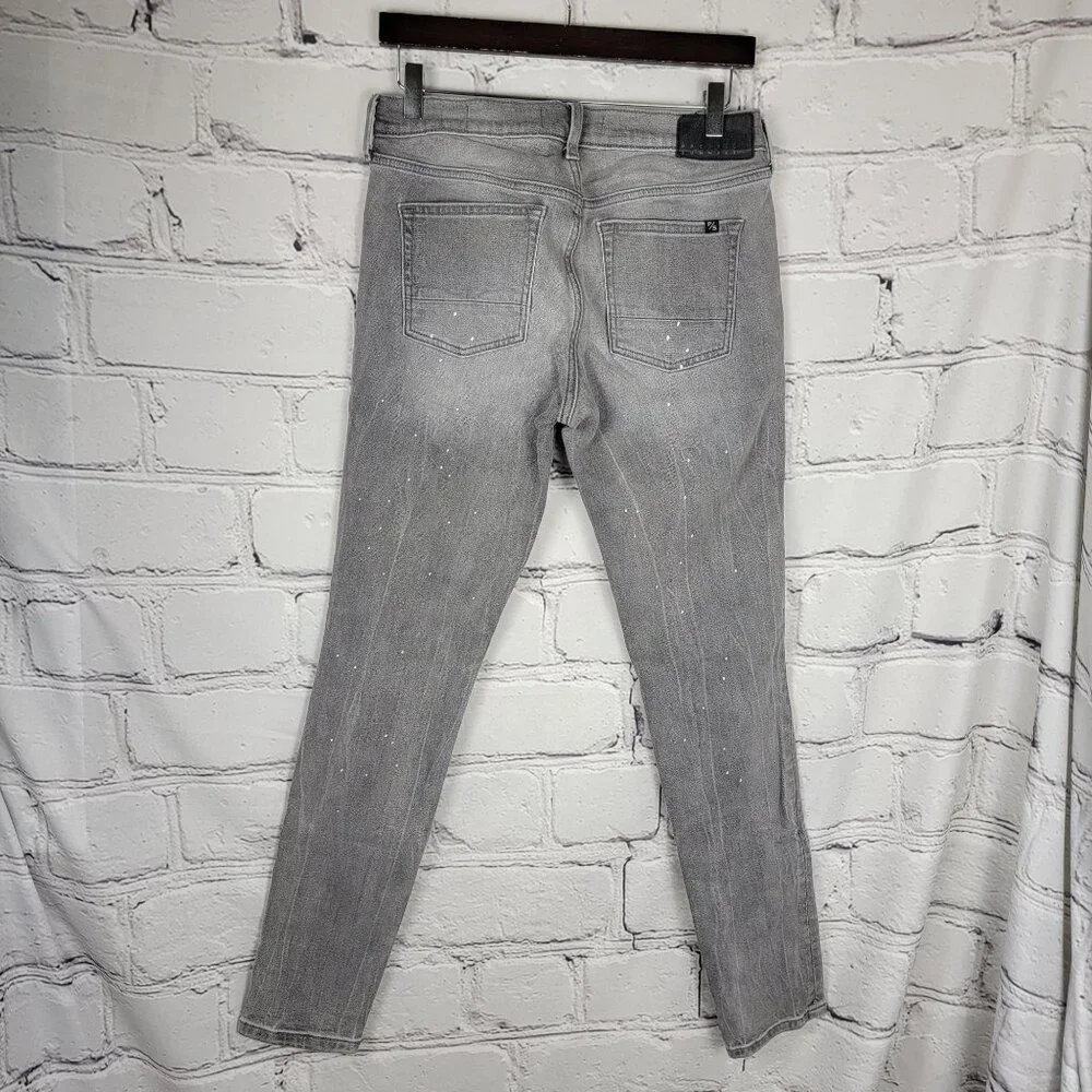 PacSun Men's 30x32 Comfort Stretch Gray Stacked Skinny Jeans Casual‎ Streetwear